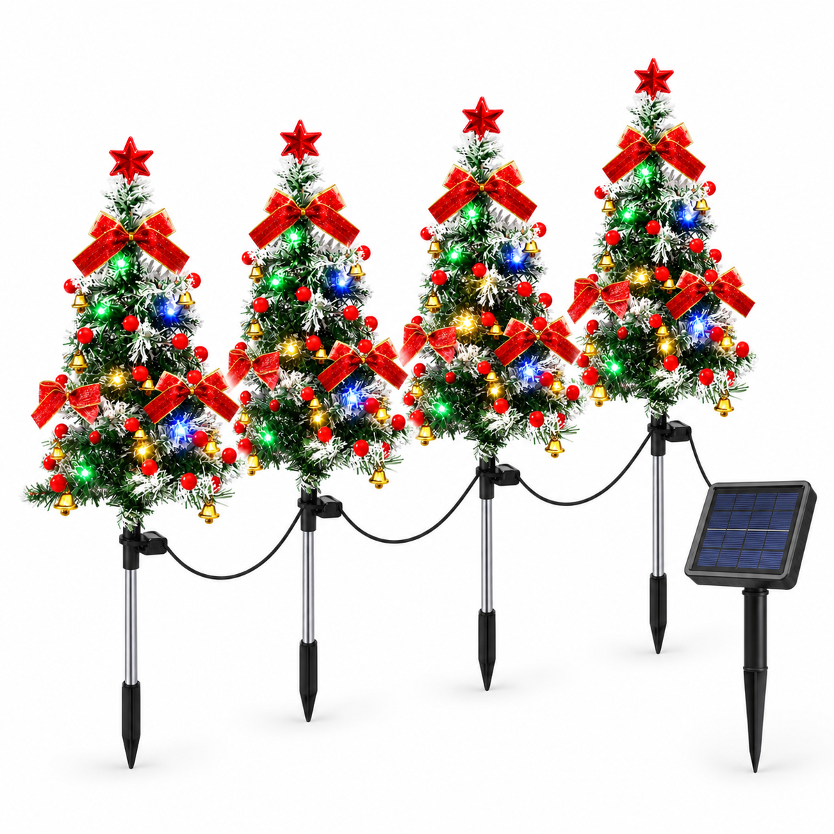 Solar Powered Christmas Tree