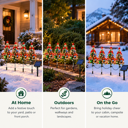 Solar Powered Christmas Tree