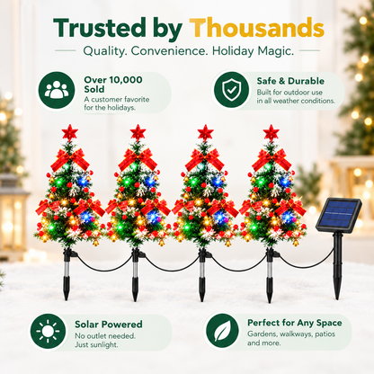 Solar Powered Christmas Tree