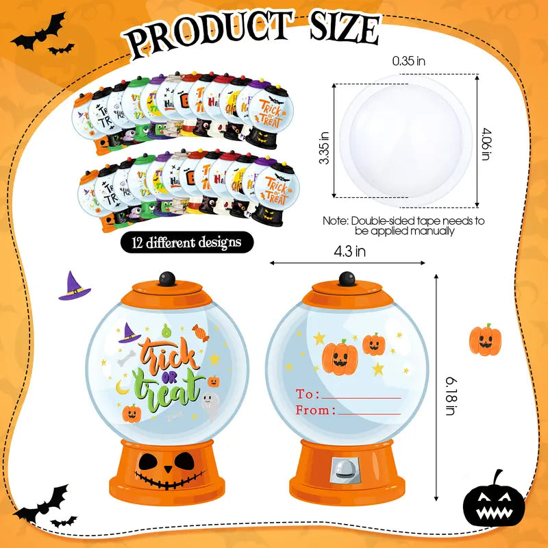🔥 Limited-time 50% off —  48Pcs Halloween Candy Dome Holders Kit
