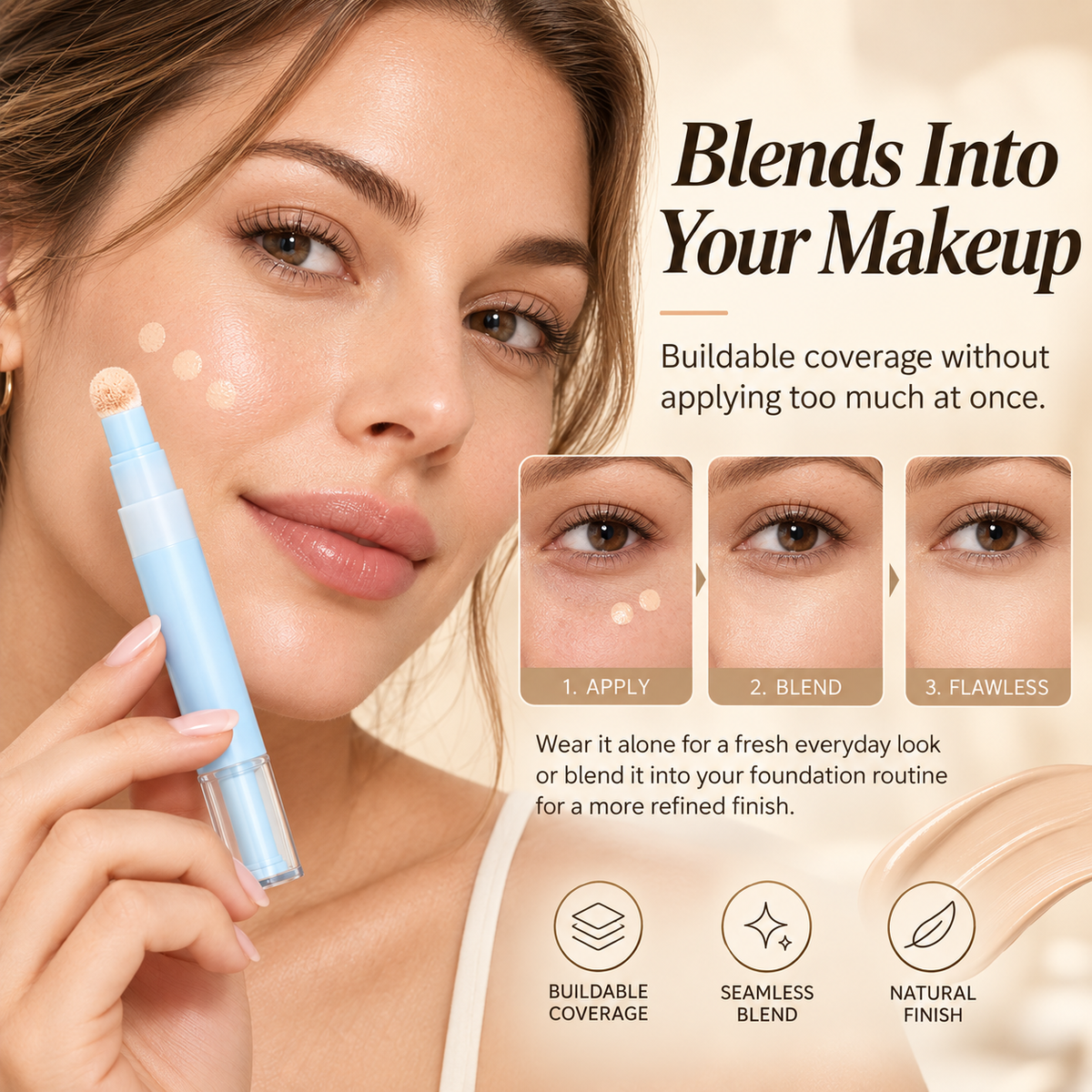 🔥 Limited-time 50% off — Precision Cushion Concealer Pen