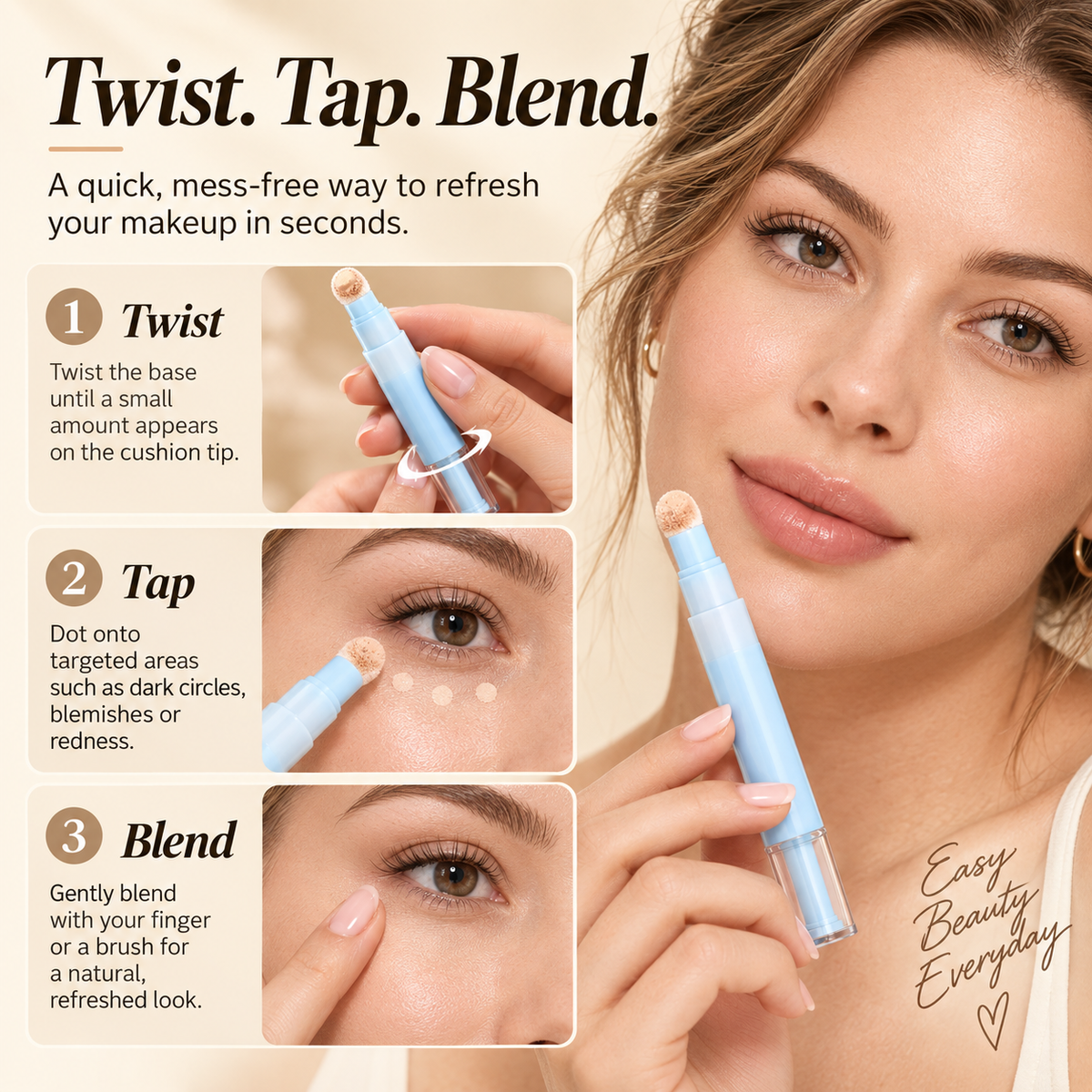 🔥 Limited-time 50% off — Precision Cushion Concealer Pen