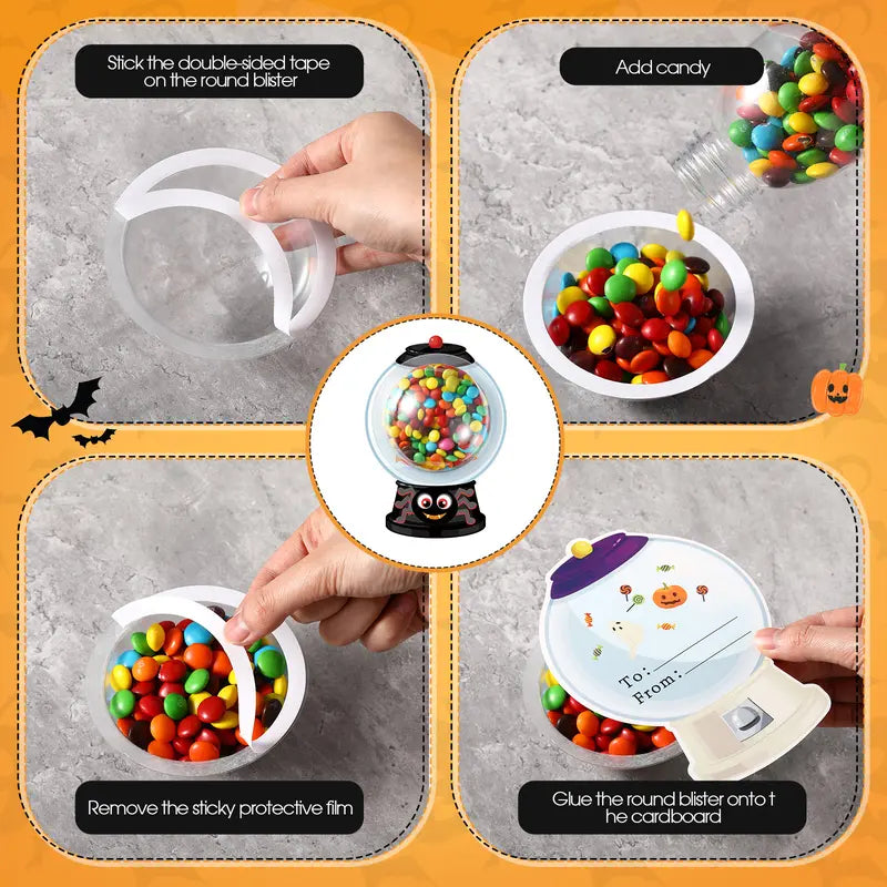 🔥 Limited-time 50% off —  48Pcs Halloween Candy Dome Holders Kit