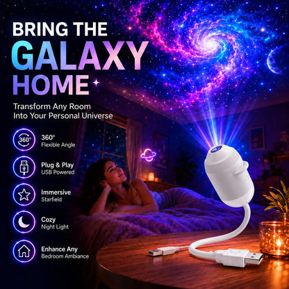 Night Light Projector - Smart Holographic Star Projector