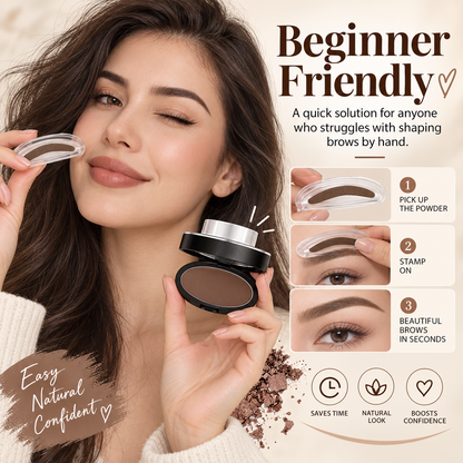 🔥 Limited-time 50% off — Instant Eyebrow Stamp Powder Kit – Quick &amp; Easy Brow Shaping