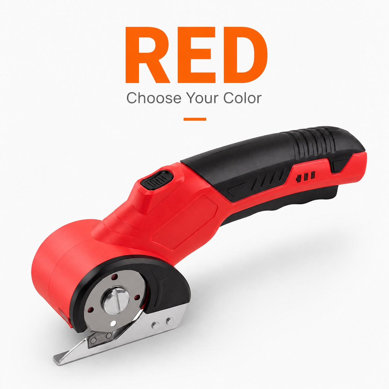 Cordless Electric Fabric Cutter – Rechargeable Rotary Scissors for Fabric, Leather, Carpet & Crafts